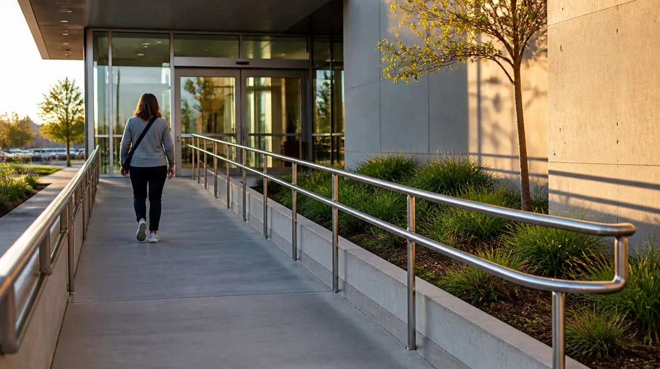 An accessible ramp